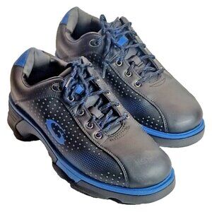 Goldline Women's Curling Shoes Quantum E Size 10 USA UK 7.5 Black & Blue